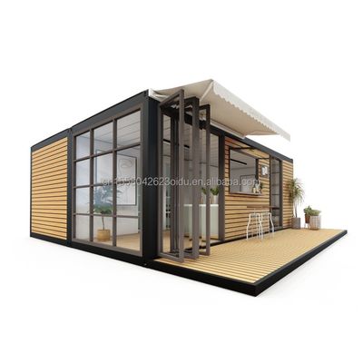 ホテル宿泊 2024 スタイルの豪華 プリファブリック ポータブル 小型ハウス 50/75/100mm 波サンドイッチパネル 壁とデザイン