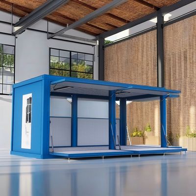 カスタマイズされた色 10ft 20ft 拡張可能なコンテナショップ ポップアップフードトラック バーのためのプリファブハウス コーヒーショップ 小売活動バー