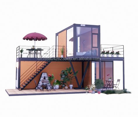 50/75/100mm 波サンドイッチパネル 壁 20 フィート 携帯型 輸送コンテナ 服装店 プリファブ モバイルショップ ポップアップ小売店