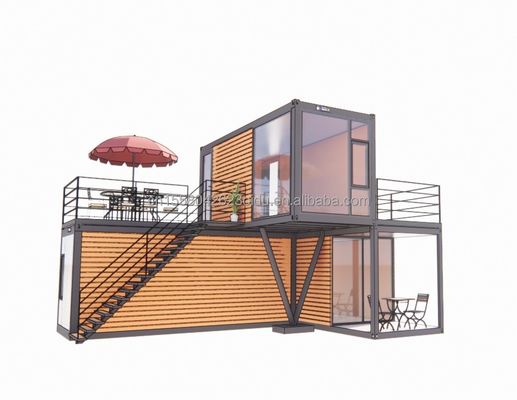 50/75/100mm 波サンドイッチパネル 壁 20 フィート 携帯型 輸送コンテナ 服装店 プリファブ モバイルショップ ポップアップ小売店