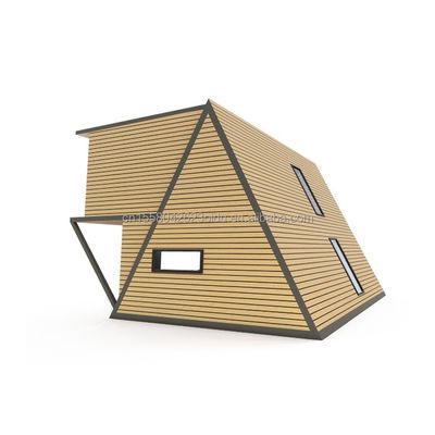 持ち運び可能な小さなホーム 製前住宅 鋼筋枠 鋼筋を折りたたむガルバン化 180g と 50/75/100mm 波サンドイッチパネル壁