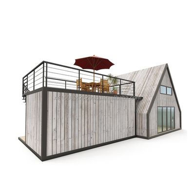カスタマイズされた色 EU モダン コンテナハウス プリファブ 携帯型 ミニホーム モジュール型住宅 軽鋼別荘 プリファブリックハウス