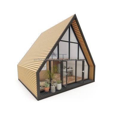 EU近代的な三角鋼構造 フラットパックコンテナハウス 設計 20フィートまたは40フィート内の木造住宅 モールアプリケーション