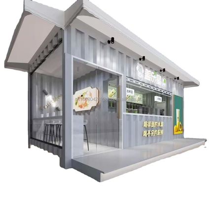 ホテル プリファブ 移動式 ショップ モダンデザイン プリファブ レストラン バー 販売 キオスク ステールサンドイッチパネル製の小さな家