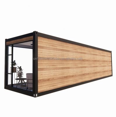 ホテル 40ft ガーデン モバイルハウス 木造スタジオ フラット コンテナ 3DモデルとCAD図面のコーヒーハウス