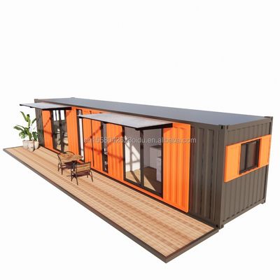 40FT コンテナ アパートメント モジュール式 完成木造住宅 カスタマイズされた色 独立系学生アパートメント プリファブリックハウス