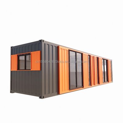 40FT コンテナ アパートメント モジュール式 完成木造住宅 カスタマイズされた色 独立系学生アパートメント プリファブリックハウス