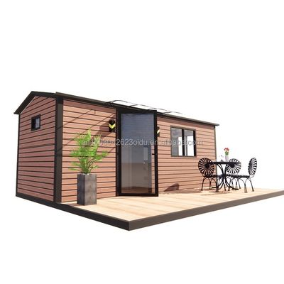 カスタマイズされた色 EU中国様式 木造の庭屋 軽鋼枠構造 ホテルと家族のための1室