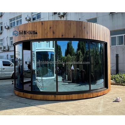 現代の欧州連合 鉄鋼管を主構造とカスタマイズされた色として用いた木製のプリファブリックハウス