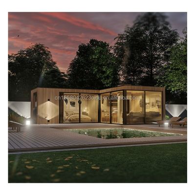 鉄鋼構造 木造ハウス 庭 寝室 ビーチ 景色 特徴 ホーム 宿泊 ホテル 20フィート 木造コンテナハウス