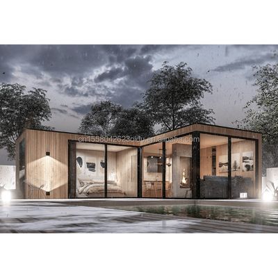 鉄鋼構造 木造ハウス 庭 寝室 ビーチ 景色 特徴 ホーム 宿泊 ホテル 20フィート 木造コンテナハウス
