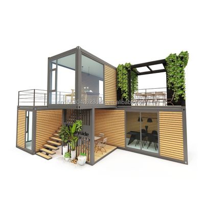 3Dモデル/CAD図木製の小型プリファブハウス コンテナ モジュール型コンテナ ホームビルド キャビン 木製別荘 2023 スタイル