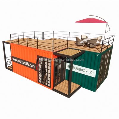 オーダーメイド カラー モダン 急速 組み立て モジュール式 プリファブ ハウス ホテル コンテナ ホテル用 浴室とキッチン付き 家