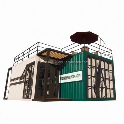 オーダーメイド カラー モダン 急速 組み立て モジュール式 プリファブ ハウス ホテル コンテナ ホテル用 浴室とキッチン付き 家