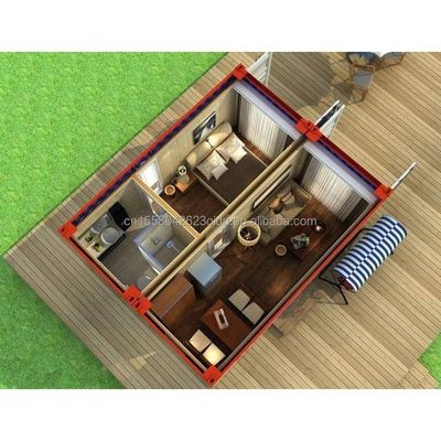拡張可能なコンテナ壁 50/75/100mm 屋外用 20フィートと 40フィートのプリファブポータブル輸送コンテナホームのための波サンドイッチパネル