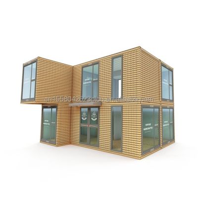 オフィス 改造された出荷コンテナ 屋外企業用 鋼模型の二階建てのプリファブリック コンテナハウス