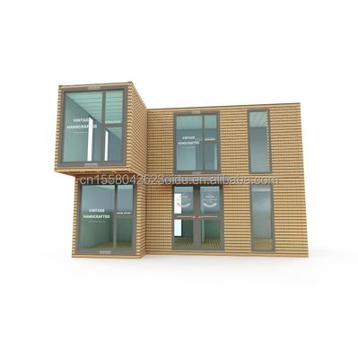 オフィス 改造された出荷コンテナ 屋外企業用 鋼模型の二階建てのプリファブリック コンテナハウス