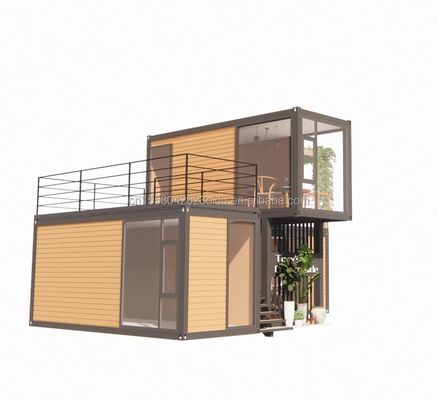 オフィスやアパートのための電化鋼管の四角管から作られたモジュール式プリファブリックハウス