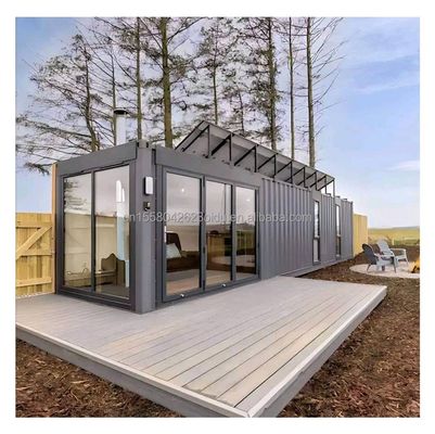 プリファブ モダン 豪華 輸送 コンテナハウス ビラ 40ft 1 ベッドルーム 1 キッチン 1 バスルーム 1 リビング ショップ