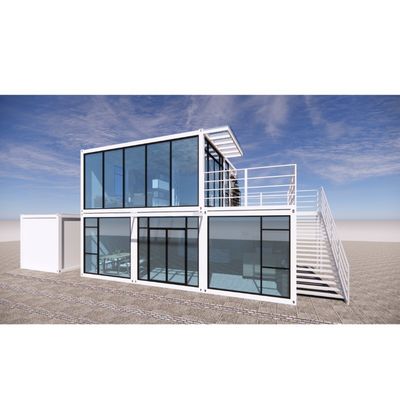 屋外建設現場 プリファブリック・モダン・デザイン オフィス・ビル 鋼筋の折りたたみ180g