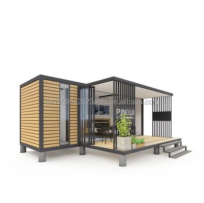20 フィート コンテナハウス 便利な完成デザイン 現代の単室生活と拡張