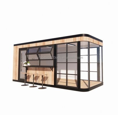 鉄鋼管構造 20FT コンテナ カフェバー モバイル サンライトハウス オーダーメイド色の屋外バー