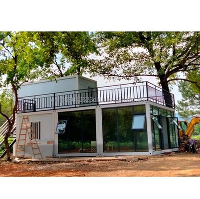 脱ぎ取れる浴室とデザインを持つ電磁鋼の折りたたみプリファブコンテナハウス