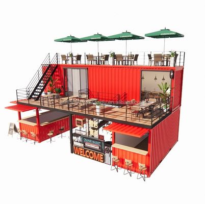 ビール/コーヒー/フードキオスクの最高の体験を 40FT コンテナバーとテラスで