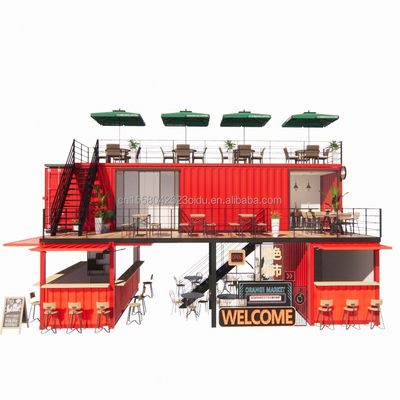 ビール/コーヒー/フードキオスクの最高の体験を 40FT コンテナバーとテラスで