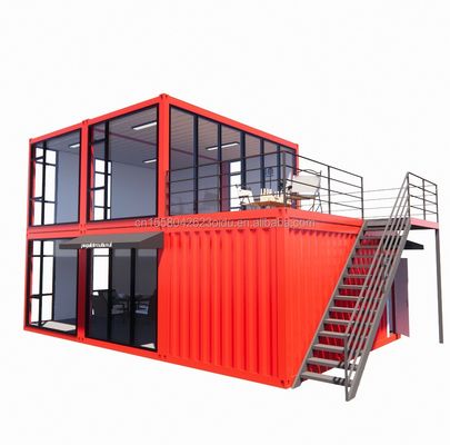 現代のコンテナハウス デザインスタイル プリファブ用の現代 オフィスハウス ガーデンホーム リゾートハウス ポッド ガーデン オフィス