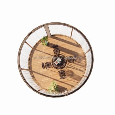 鋼鉄の管 EU標準 木造の家 ガラス サンシャインハウス プリファブ モバイルショップ ガーデンカフェの店