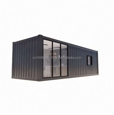 壁 50/75/100mm 波サンドイッチパネル 20フィート 美しいプリファブコンテナ住宅