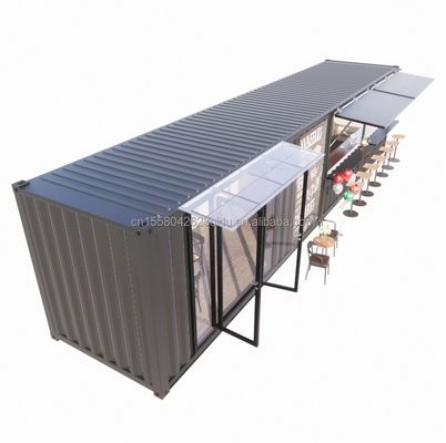 鋼鉄管 主構造 20ft-40ft オーダーメイド モジュールコンテナ コーヒーショップ 現代のデザインの食品スタンド