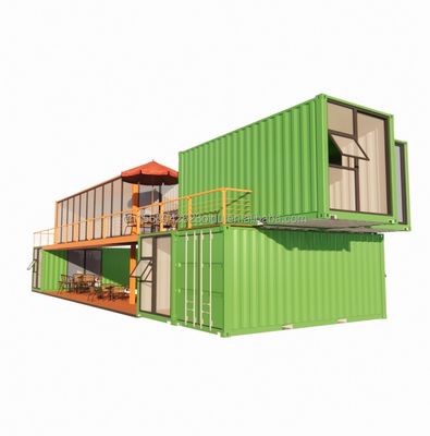 モジュラルの小型キットキャビン 住宅用コンテナハウジング メイン構造 鋼鉄の角管