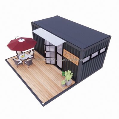 迅速に小さな家を建てる コンテナハウス モダンなデザイン スタイルのプリファブ住宅 1 ベッドルーム 1 浴室 リビングソリューション