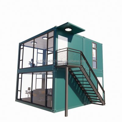 オーダーメイドの豪華な寝室のアルミ合金窓 50/75/100mmの波サンドイッチパネル壁を持つ浴室とキッチン