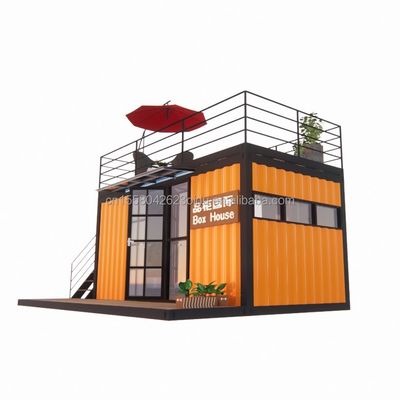 ホテル 20 フィート ポータブル コンテナ 服 ショップ プリファブリック カフェ モバイル ストア 倉庫