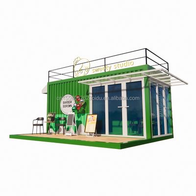 50/75/100mm 波サンドイッチパネル 壁 20ft 携帯コンテナ 服装店 プリファブリック モバイル 店舗 ポップアップ 小売店