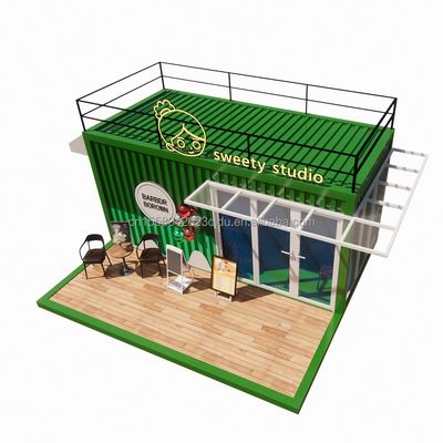 50/75/100mm 波サンドイッチパネル 壁 20ft 携帯コンテナ 服装店 プリファブリック モバイル 店舗 ポップアップ 小売店
