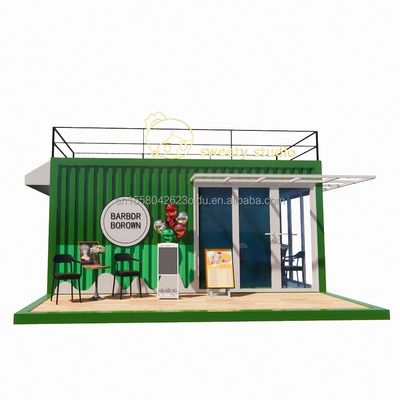 50/75/100mm 波サンドイッチパネル 壁 20ft 携帯コンテナ 服装店 プリファブリック モバイル 店舗 ポップアップ 小売店