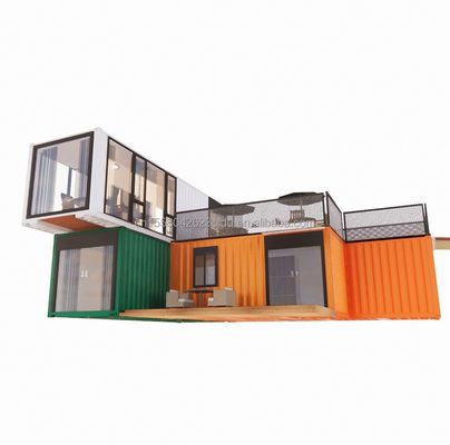 40フィートの鋼鉄住宅 中国様式で 豪華なコンテナハウス