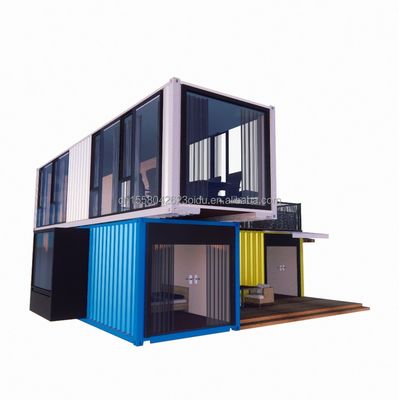 40フィートの鋼鉄住宅 中国様式で 豪華なコンテナハウス