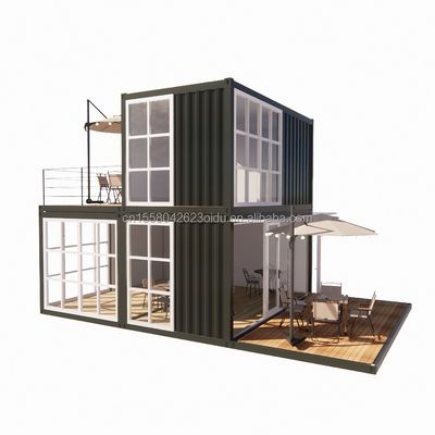 20フィートプリファブ 送料 小さい家 コンテナハウス 移動式 プリファブ ショップ用 中国様式