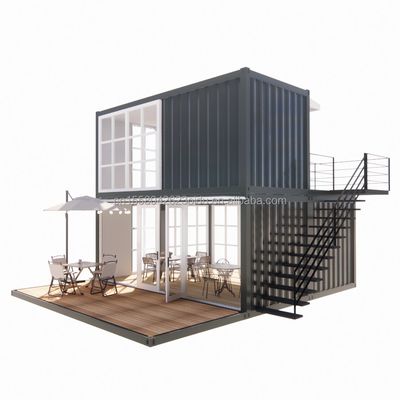 20フィートプリファブ 送料 小さい家 コンテナハウス 移動式 プリファブ ショップ用 中国様式