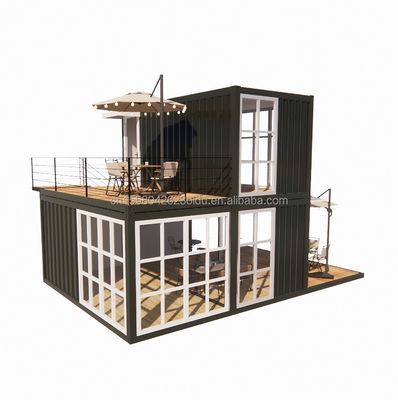 20フィートプリファブ 送料 小さい家 コンテナハウス 移動式 プリファブ ショップ用 中国様式