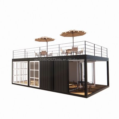 カスタマイズされたカラーコンテナバー コーヒーショップ 中国のデザインスタイルと20フィートのプリファブリックコンテナ