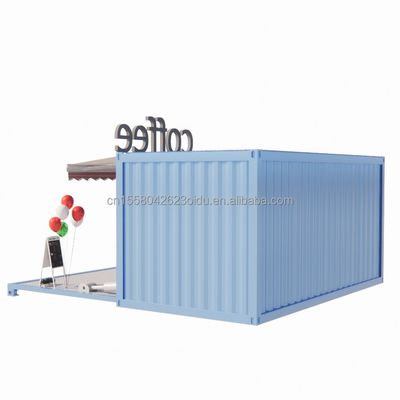 50/75/100mm 波サンドイッチパネル 壁 豪華 20フィート 折りたたむコンテナハウス コーヒーショップ/コンテナカフェ/コンテナバー