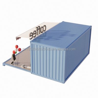 50/75/100mm 波サンドイッチパネル 壁 豪華 20フィート 折りたたむコンテナハウス コーヒーショップ/コンテナカフェ/コンテナバー