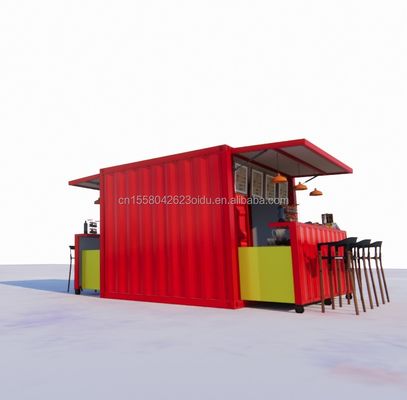 モダンデザイン カスタマイズされた色 折りたたむ可動容器 コーヒーショップ レストランハウス モジュール式キッチン