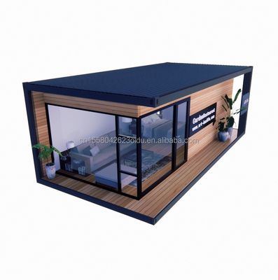 コンテナハウス プリファブリックハウス 木製ガラス 日焼け室 鋼鉄管付き